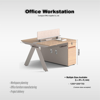 Bureau modulaire flexible avec structure en acier, rangement verrouillable et poste de travail extensible pour bureaux modernes
