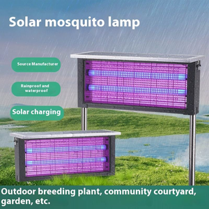 Lampe anti-moustiques solaire à haute efficacité pour l'extérieur, lumière UV pour la ferme, la cour, le patio, lampe LED anti-moustiques pour le <span class=keywords><strong>jardin</strong></span>, la cour - Product Image 3