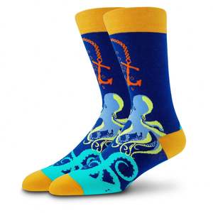 नए मूल क्रॉस-बॉर्डर ट्रेंडी मोजे पशु ऑक्टोपस मध्यम ट्यूब फैक्टरी थोक - Product Image 2