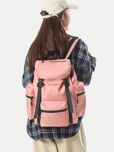Sac à dos <span class=keywords><strong>de</strong></span> <span class=keywords><strong>travail</strong></span> coréen OEM/ODM pour étudiants du collège unisexe, résistant à l'eau, en feutre non tissé, color-block, polyvalent - Product Image 2