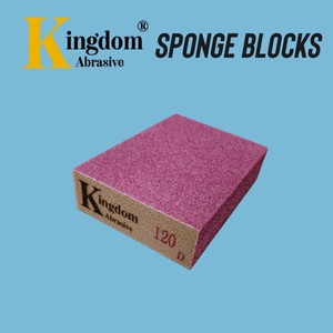 Esponja de Lijado Kingdom 100x70x25mm, Óxido de Aluminio, Carburo de Silicio, Grano 36 60 100 120 180 240 320, Personalizable OEM - Product Image 6