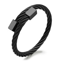 Bijoux d'été en acier inoxydable pour hommes, Bracelet minimaliste de haute qualité sans Nickel