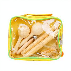 เครื่องดนตรีประเภทเคาะจังหวะออร์ฟ ชุด 6 ชิ้น อุปกรณ์ช่วยสอนดนตรีไม้สำหรับเด็กอนุบาลเพื่อการเรียนรู้ - Product Image 5