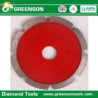 Lame de rainurage diamantée GREENSON personnalisée pour le béton armé, revêtement Ti-Coated