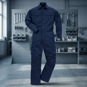 Combinaison de travail industrielle personnalisée, respirante, ignifuge, réfléchissante, en coton, pour soudeurs, mécaniciens, travaux de construction, utilisation en usine - Product Image 4