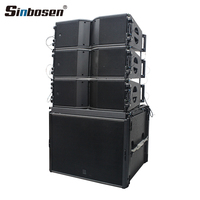 Système de sonorisation pour concert avec enceinte Line Array Ka208 double 8 pouces et caisson de basses actif Ka18 18 pouces