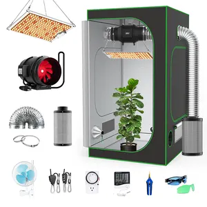 2024 Factory Direct Supply Hydroponic Grow Tent Complete Kit