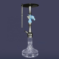 Nouvelle arrivée en alliage d'aluminium narguilé Shisha grande taille narguilé Chicha complet en alliage d'aluminium fumer narguilé accessoires