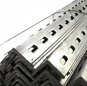 Profilé d'angle en acier perforé Q420B Q460 L40x40x4 avec trous, prix au kg - Product Image 1