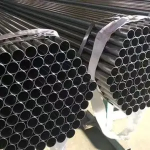 Tubi d'acciaio saldati di alta qualità ERW tubo rotondo nero in acciaio al carbonio