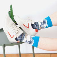 Top Qualité Coloré Mode Rétro Personnalité Van Gogh Mural Monde Peinture À L'huile Art Hommes Chaussettes À La Mode