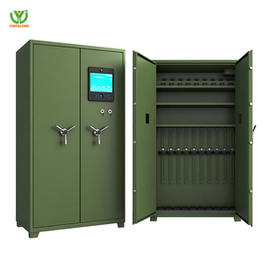Yinlong Customizable Steel Fireproof Gun Safe Locker with <strong>Key</strong> <strong>Lock</strong> Assembled Security Mechanical Cabinet <strong>Electronic</strong> Storage <strong>Box</strong> - Product Image 1