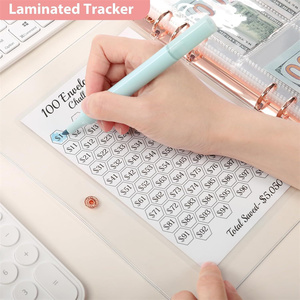 Feuille de budget de <span class=keywords><strong>d</strong></span>épenses de classeur de <span class=keywords><strong>d</strong></span>éfi <span class=keywords><strong>d</strong></span>'économie <span class=keywords><strong>d</strong></span>'argent <span class=keywords><strong>d</strong></span>'enveloppe de 100 réutilisable pour budgétiser et économiser de l'argent - Product Image 5