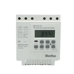 曼华MT317电动机日常锂电池5年使用定时器时间程序员3阶段380VAC