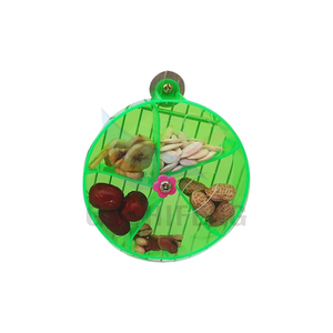صندوق طعام أكريليك شفاف معلق ببغاء مقاوم للبقع للطيور - Product Image 2