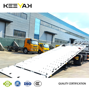 Camión de Remolque de Plataforma Plana DONGFENG 4x2 con Grúa Diésel, Camión de Rescate para Vehículos Accidentados - Product Image 3