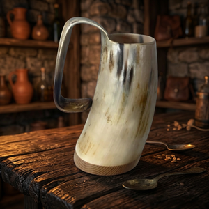 Tazas Decorativas de Cuerno de Búfalo Pulido, Hechas a Mano, Impermeables, Ecológicas, de Primera Calidad, para Beber, para el Hogar o Bar - Product Image 1