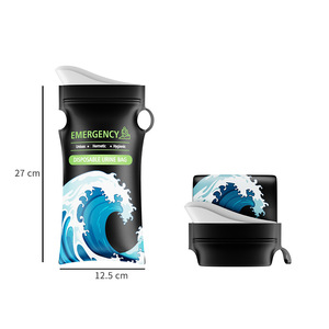 Bolsa de orina desechable de emergencia de 700 ml con forma de taza, portátil para viajes por carretera - Product Image 1