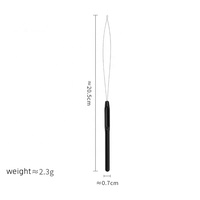 Outil d'extension de cheveux en gros Enfileur d'aiguille de crochet de boucle d'anneau nano