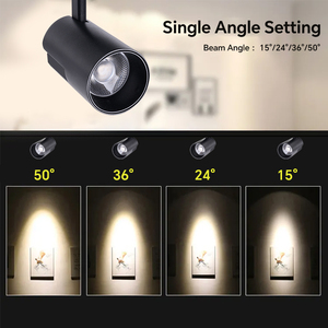 Meilleur éclairage de piste de restaurant nordique commercial 35W 110V Spot dans le plafonnier suspendu Cob Led Track Light - Product Image 2