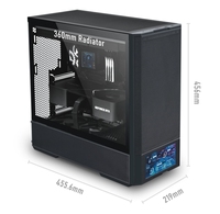 Nuevo Gabinete de PC LIANLI LANCOOL 207 DIGITAL 2025 Original, Torre Media de Acero, Chasis para Juegos ATX con Ventana Lateral
