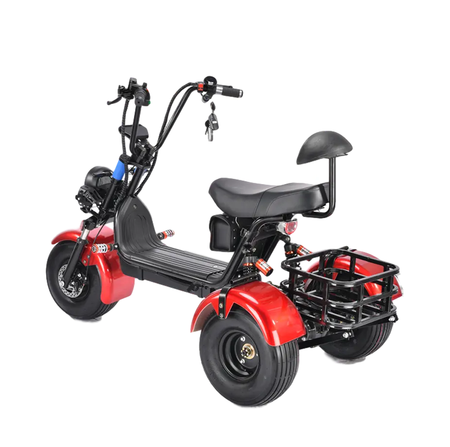 ثلاث عجلات اطار كبير Trike دراجة ثلاثية للكبار Citycoco 3 عجلة سكوتر الكهربائية 1500W/2000W الدهون إطار دراجة