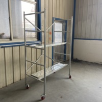 Échafaudage de plate-forme d'escalier mobile en métal pliable polyvalent de chantier de construction de sécurité de conception européenne