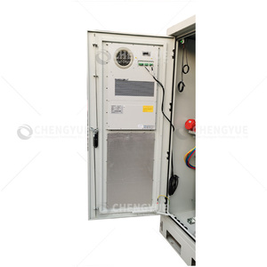 Thời tiết ngoài trời AC Viễn Thông tủ với quạt làm mát tích hợp Thùng điện tử - Product Image 1