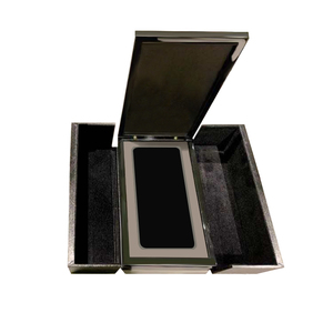 Dernière conception accepter Logo personnalisé de haute qualité de l'artisanat délicat étui de téléphone portable Boîte d'emballage en bois au détail pour téléphone portable de luxe - Product Image 2