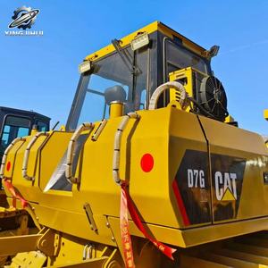 Bulldozer sur chenilles Caterpillar D7G d'occasion, 20 tonnes, capacité de la benne de 5 m³, marque japonaise d'origine, bulldozer moyen avec ripper, bon état - Product Image 6