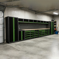 Armoire à outils industrielle RW Custom avec tiroirs pour ateliers de réparation automobile, armoire à outils modulaire