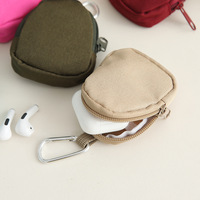 Dompet Kunci Kain Multifungsi Portabel Anti Maling untuk Luar Ruangan, Dompet Koin, Gantungan Kunci, Tas Earphone/Headphone, Kantong Mini