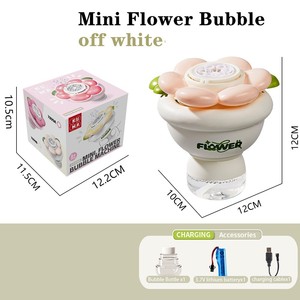 Máquina de Burbujas de Plástico EPT con Luz LED Recargable Automática para Niños, Juguete para Fiestas de Verano al Aire Libre - Product Image 5