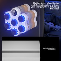 Machine de boxe musicale intelligente pour usage domestique, cible murale pour adultes, équipement d'entraînement électronique Sanda d'intérieur pour la réaction au coup de poing