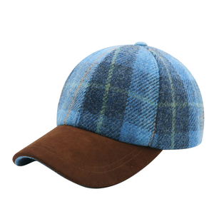 Vente en gros de casquettes de baseball en laine d'agneau moelleuses et chaudes pour l'hiver à la mode casquette de baseball douce et vierge en laine pour <span class=keywords><strong>junior</strong></span> - Product Image 1