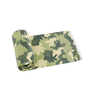 100% coton biologique bébé <span class=keywords><strong>couverture</strong></span> doux respirant Swaddle Wrap nouveau-né motif Animal literie pour enfants - Product Image 5