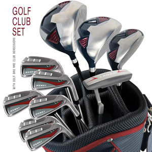 पुरुषों के गोल्फ क्लबों ने सही हाथ के खिलाड़ियों के लिए रबर पकड़ और गोल्फ एक्सेसरीज के साथ शुरू किया - Product Image 2