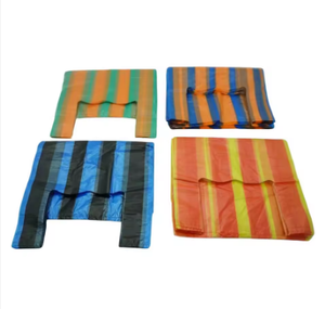 T-shirt à rayures bleues de haute qualité Sac en plastique Emballage alimentaire Sangle Dhopping Sac Gilet Sac - Product Image 2