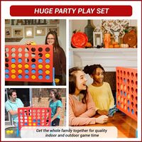 Jeu de société 4 en rangée pliable Line Up 4 Classic Family Toy Jouet éducatif pour les enfants et la famille