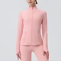 Conjunto de Chaqueta Deportiva para Mujer, de Secado Rápido, Corte Ajustado, con Cierre Completo, Ropa Deportiva Activa, Chaqueta de Yoga con Bolsillos, Envío desde Almacén en EE. UU.