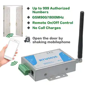 Abridor de puerta RTU5035 4G 2G GSM, interruptor de relé de Control de llamada de teléfono, para garaje de casa inteligente