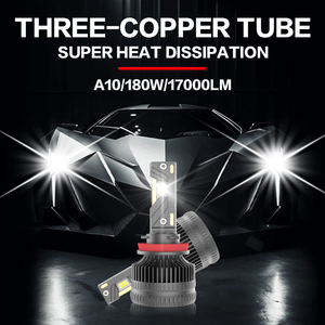 QC A10อัจฉริยะควบคุมอุณหภูมิ200W 15000Lm 12-24V หลอด<span class=keywords><strong>ไฟ</strong></span> LED พรีเมี่ยมสำหรับรถซีดานหรูแบบสลับเร็ว - Product Image 2