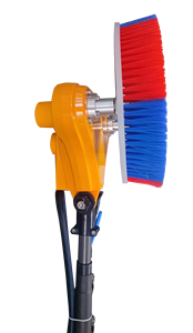 Brosse de nettoyage de panneaux solaires à double tête en nylon MULR-C01, système d'alimentation double, moteur DC 240W pour le nettoyage des panneaux photovoltaïques - Product Image 6