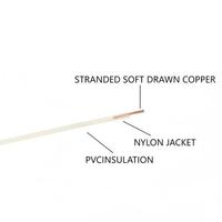Fil THHN gainé de nylon en gros 4/12/10/8/6/4/2/0 AWG, câble THHN à âme en cuivre gainé de nylon