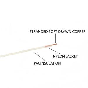 <span class=keywords><strong>สาย</strong></span>ไฟหุ้มฉนวนไนลอนมาตรฐานสหรัฐอเมริกา THHN ขายส่ง ขนาด 4/12/10/8/6/4/2/0AWG แกนทองแดง <span class=keywords><strong>สาย</strong></span>เคเบิลไนลอน THHN - Product Image 4