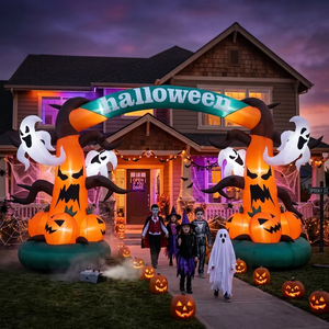 Arche Gonflable Professionnelle Pneumatique pour Halloween, Impression UV, <span class=keywords><strong>D</strong></span>écoration <span class=keywords><strong>d</strong></span>'Ambiance pour Événements Festifs, Modèle ODM - Product Image 3