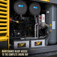Compresseur d'air diesel portable Atlas Copco X-Air 1300-35 sur châssis avec cabine fermée – Fournisseur OEM/ODM en gros