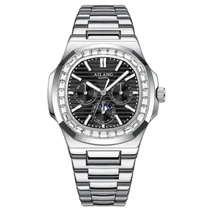 Reloj Mecánico para Hombre AILANG 6001, <span class=keywords><strong>Precio</strong></span> de Fábrica, Diseño Clásico de Lujo, Manecillas Luminosas, Movimiento Automático Multifuncional - Product Image 2
