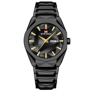 นาฬิกาข้อมือสแตนเลสสตีลทรงเพชร ตัวเรือนควอตซ์ กันน้ำ แฟชั่นหรูหรา - Product Image 5