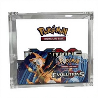 Boîte de rangement pour cartes Elite Trainer Box (ETB) en acrylique premium AW, protection UV, empilable, avec aimant puissant